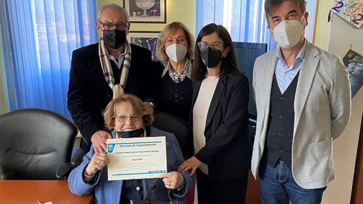Rimini, versa i contributi da 74 anni. L'Inps: Grazie signora Ebe