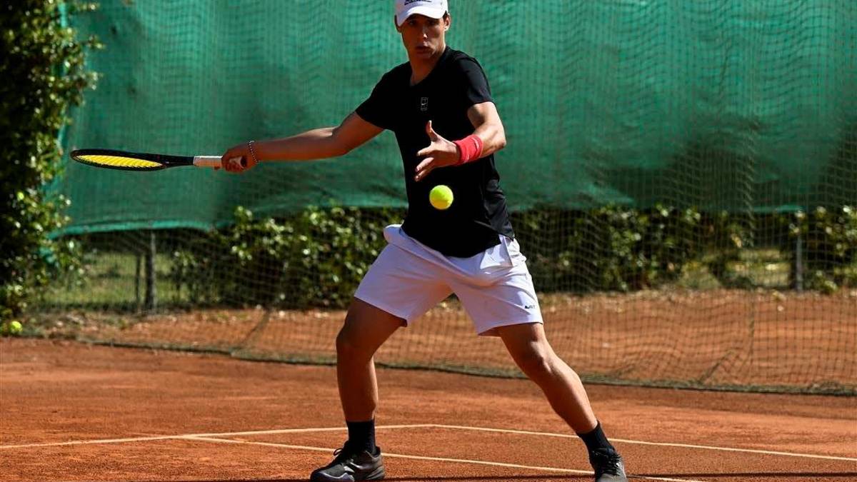 Riccardo Briganti in azione
