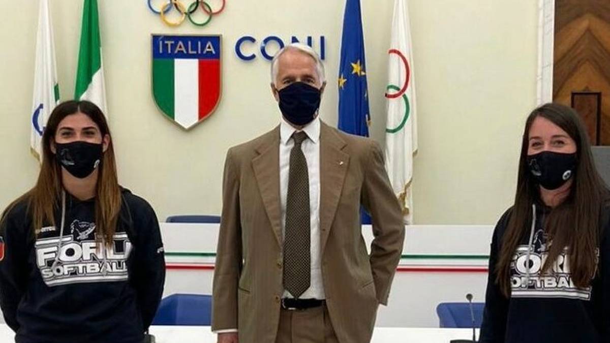 Softball, Ricchi e Cacciamani premiate dal Coni