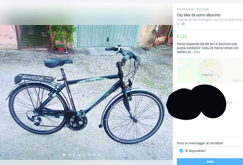 Cattolica, gli rubano due bici e le trova in vendita on line