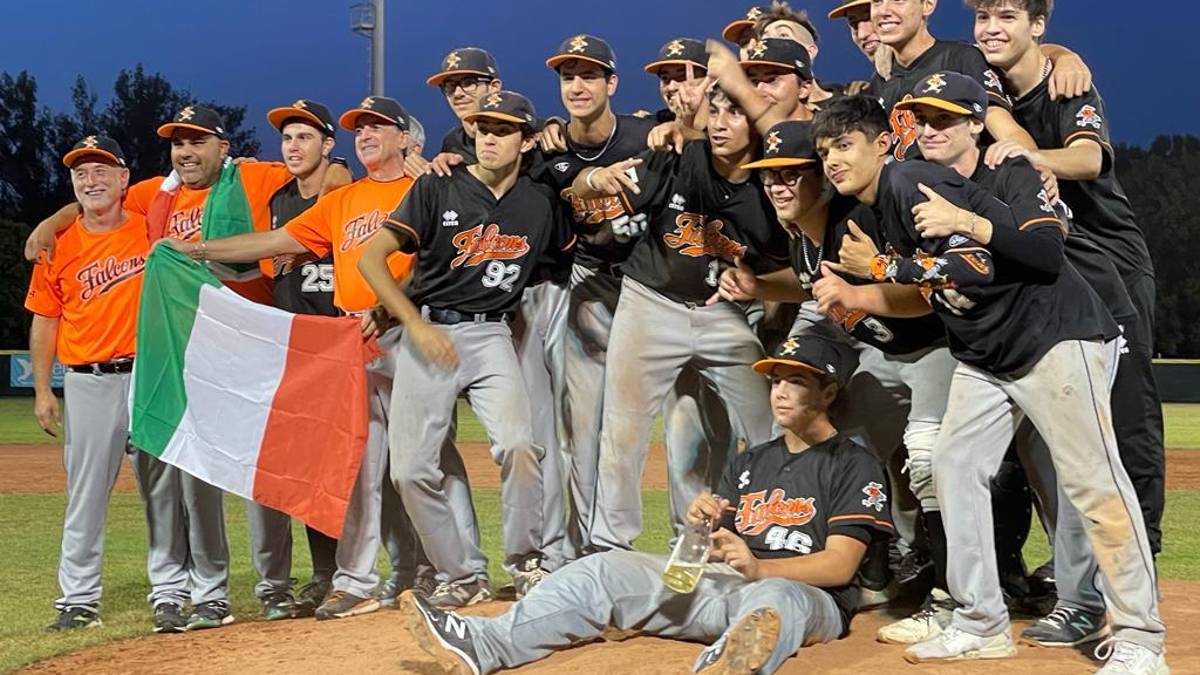 Baseball, i Falcons campioni d'Italia Under 18