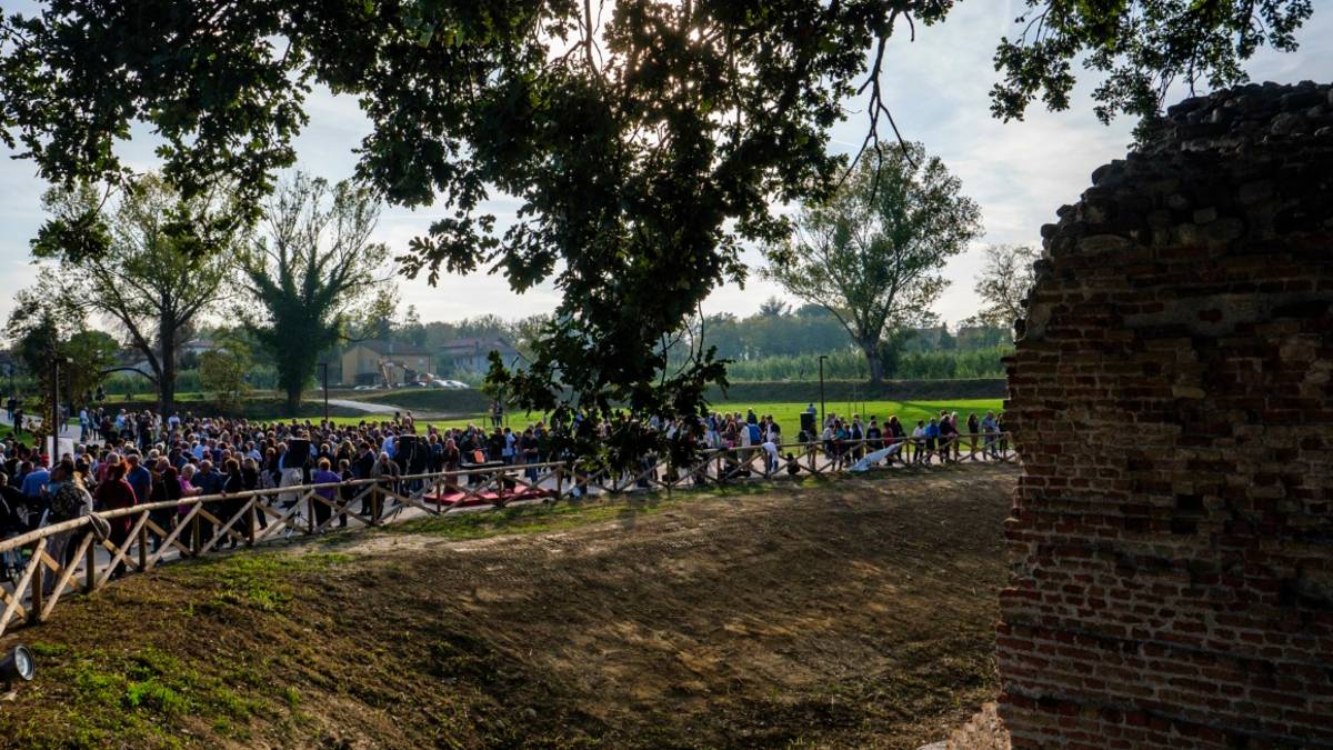 Rimini, ponte di San Vito: tanta gente per la nuova area archeologica