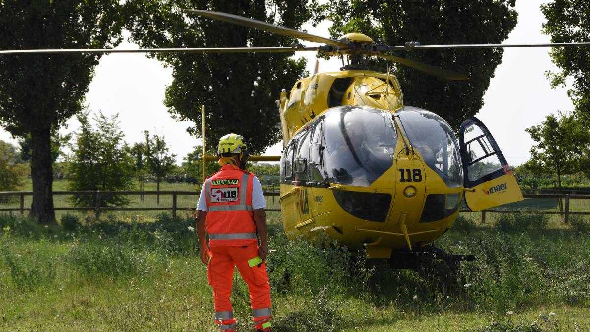 Caduta in bici a Verucchio: grave un rottamaio di Gambettola