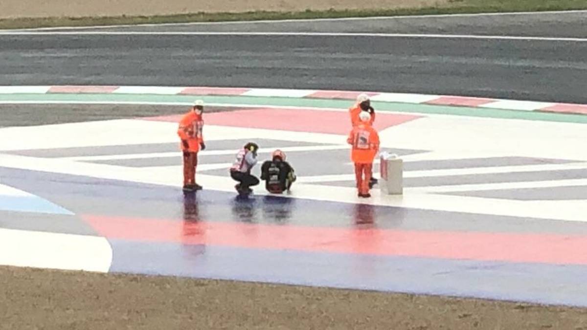 MotoGp, clavicola rotta: Savadori sarà operato in serata
