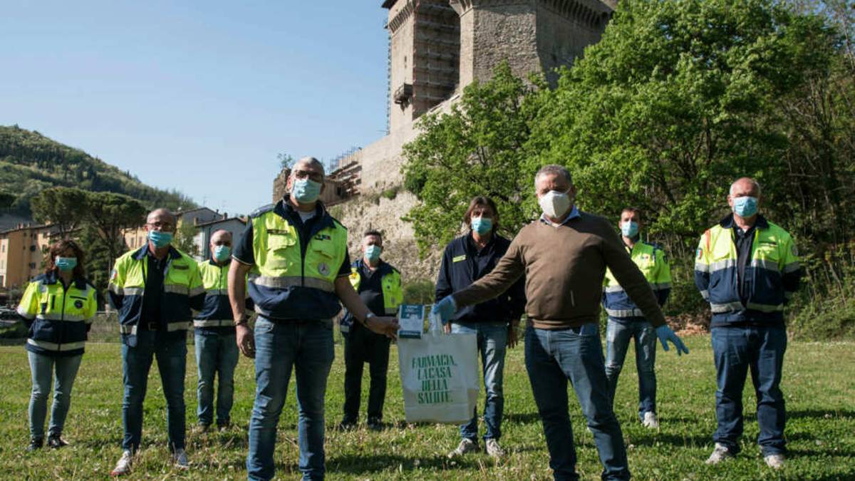 Dovadola, buoni spesa dalla Protezione civile al Comune