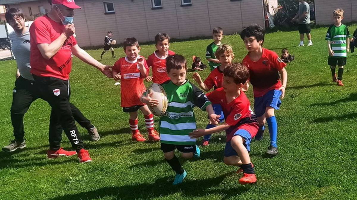 Oltre 200 bambini in campo per la festa del Rimini Rugby