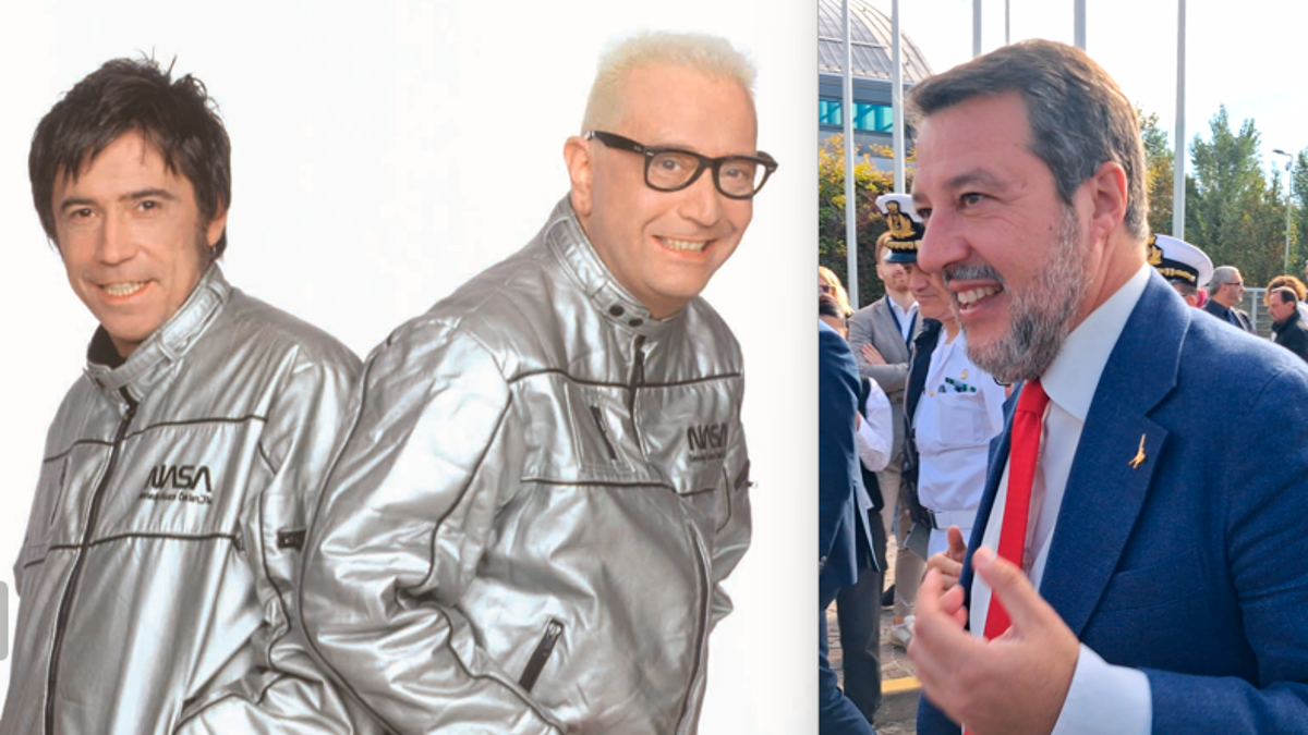 I Righeira e il ministro Matteo Salvini