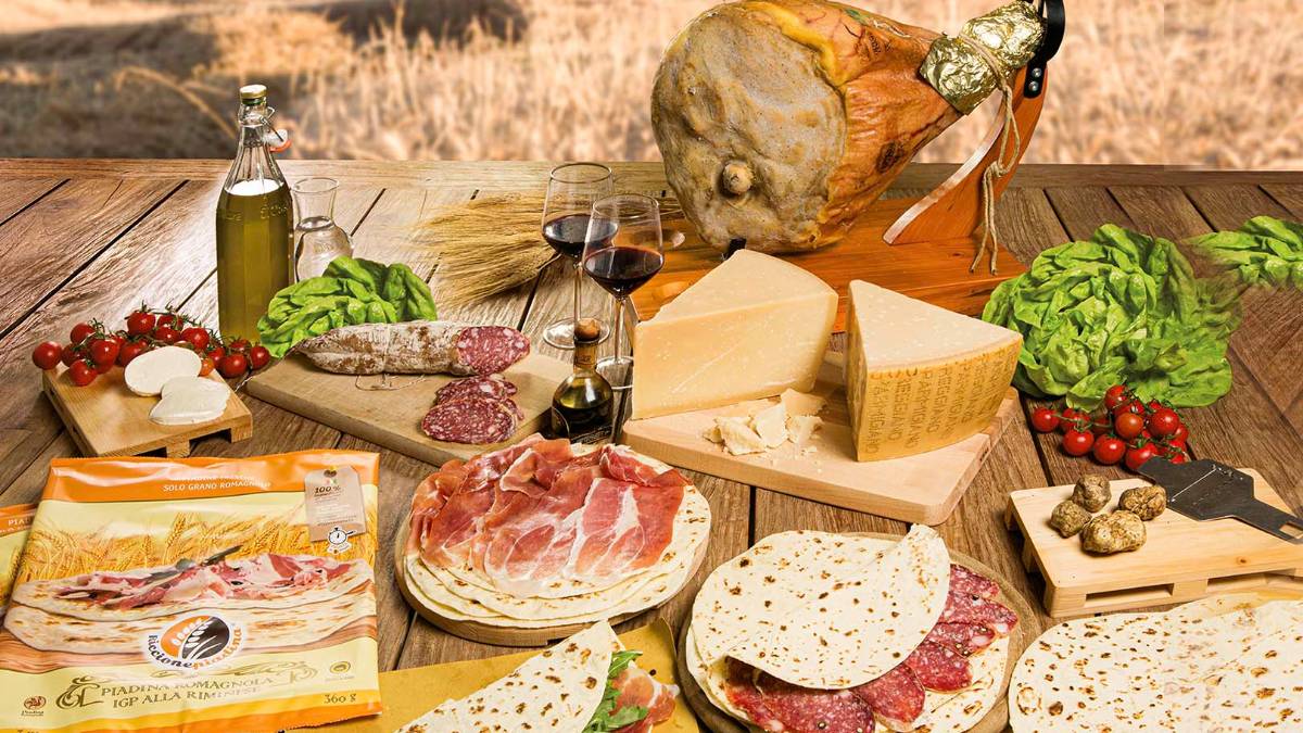 Piadina in omaggio a chi torna a casa da Riccione