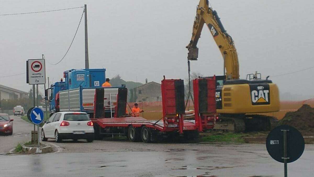 Cesena, partiti i lavori per la rotonda di Ruffio - Gallery