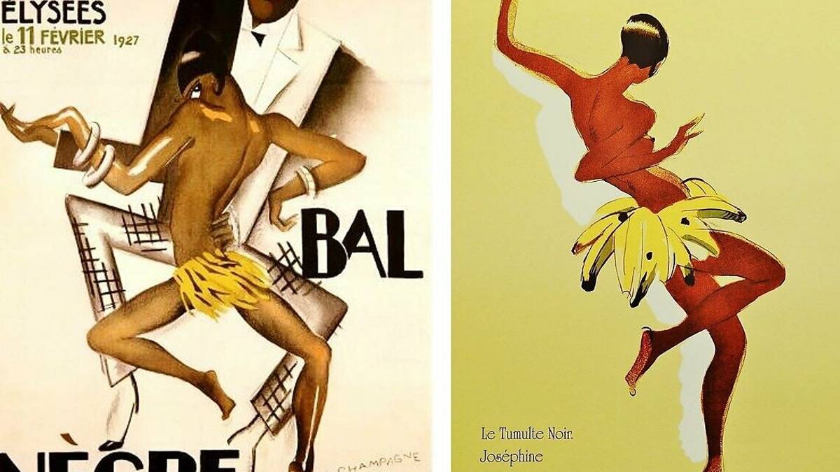 Joséphine Baker ritratta anche dal riminese Gruau