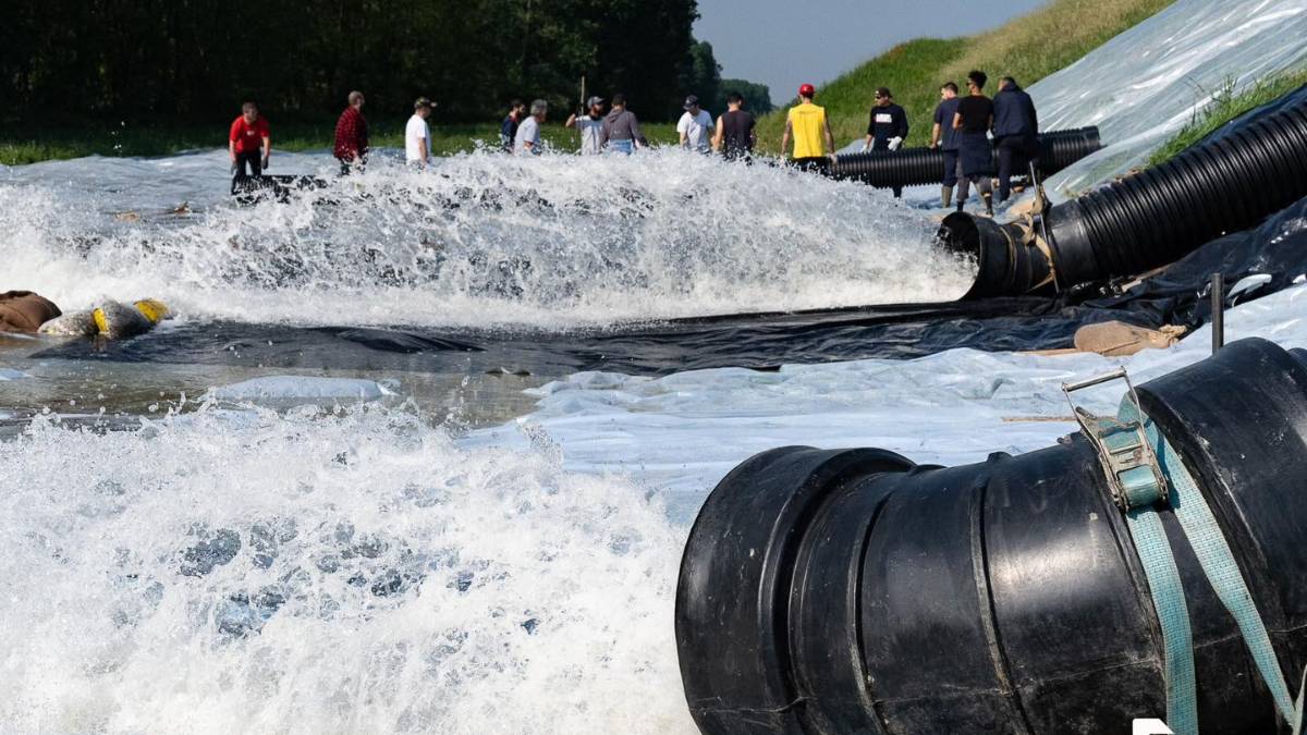 Idrovore da 210mila litri d'acqua al minuto per svuotare Ravenna e Conselice VIDEO GALLERY