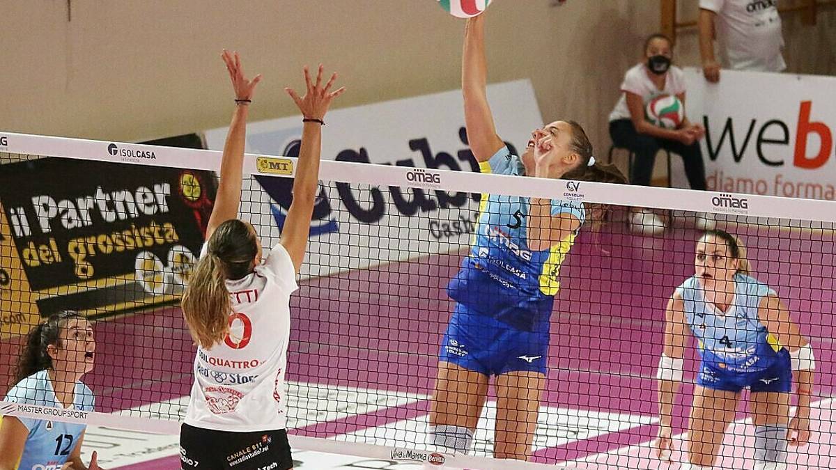 Volley A2 donne, terza sconfitta di fila per la Omag con Sassuolo