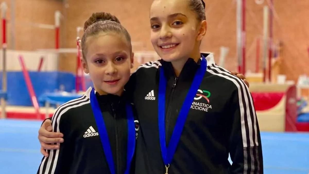 Ginnastica artistica, le riccionesi Caltagirone e Mantovan alle finali nazionali Gold