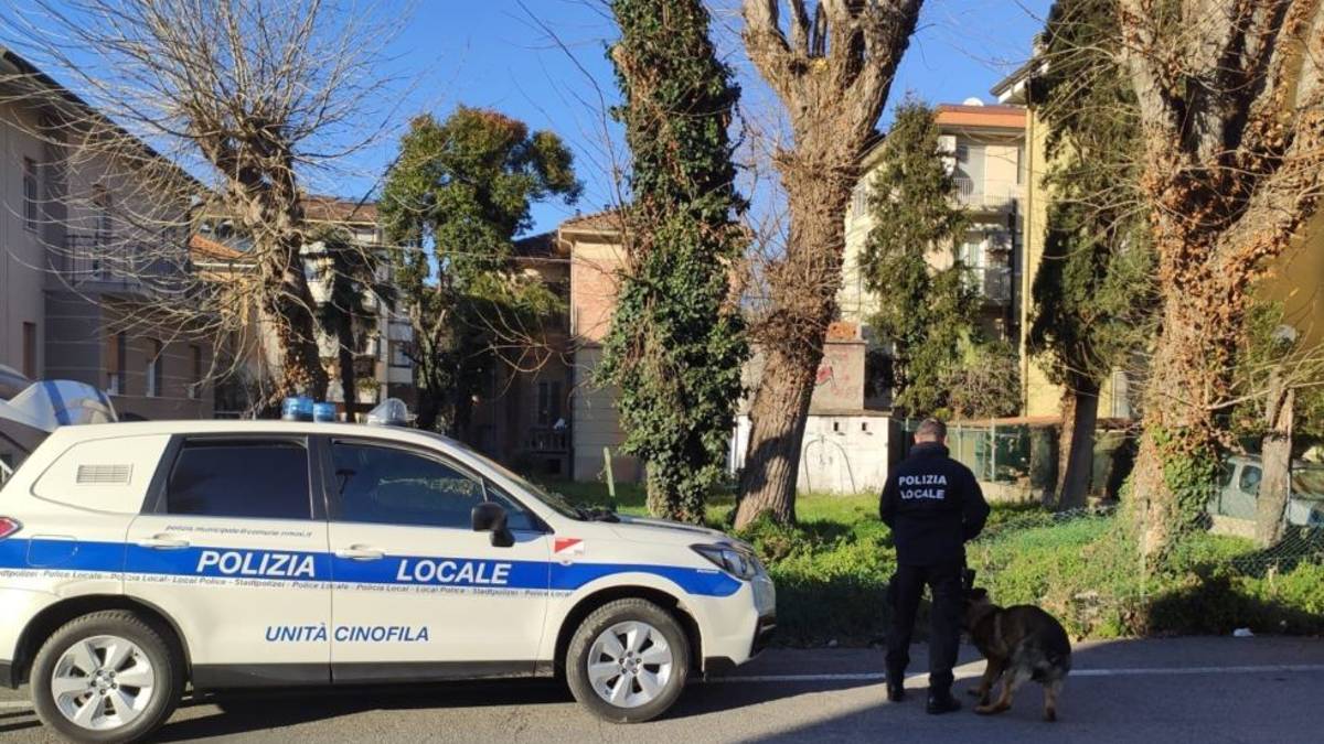 Rimini. Blitz coi cani nel Villino Ricci diventato luogo di degrado