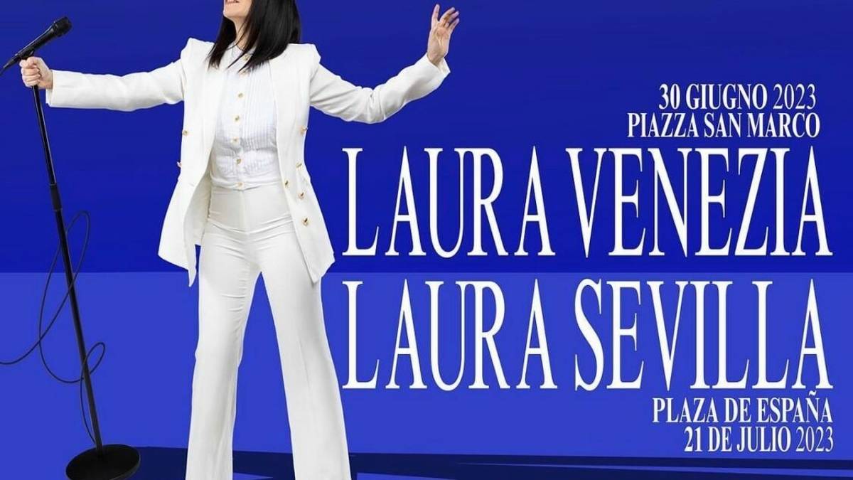 Laura Pausini a Venezia e Siviglia nell'estate 2023