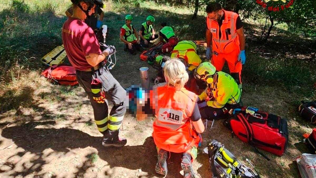 Soccorso per un malore alla diga di Ridracoli