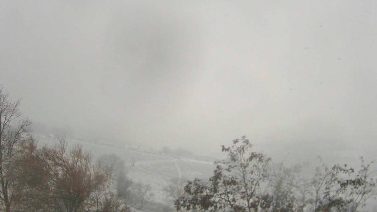 Le colline faentine ammantate di bianco