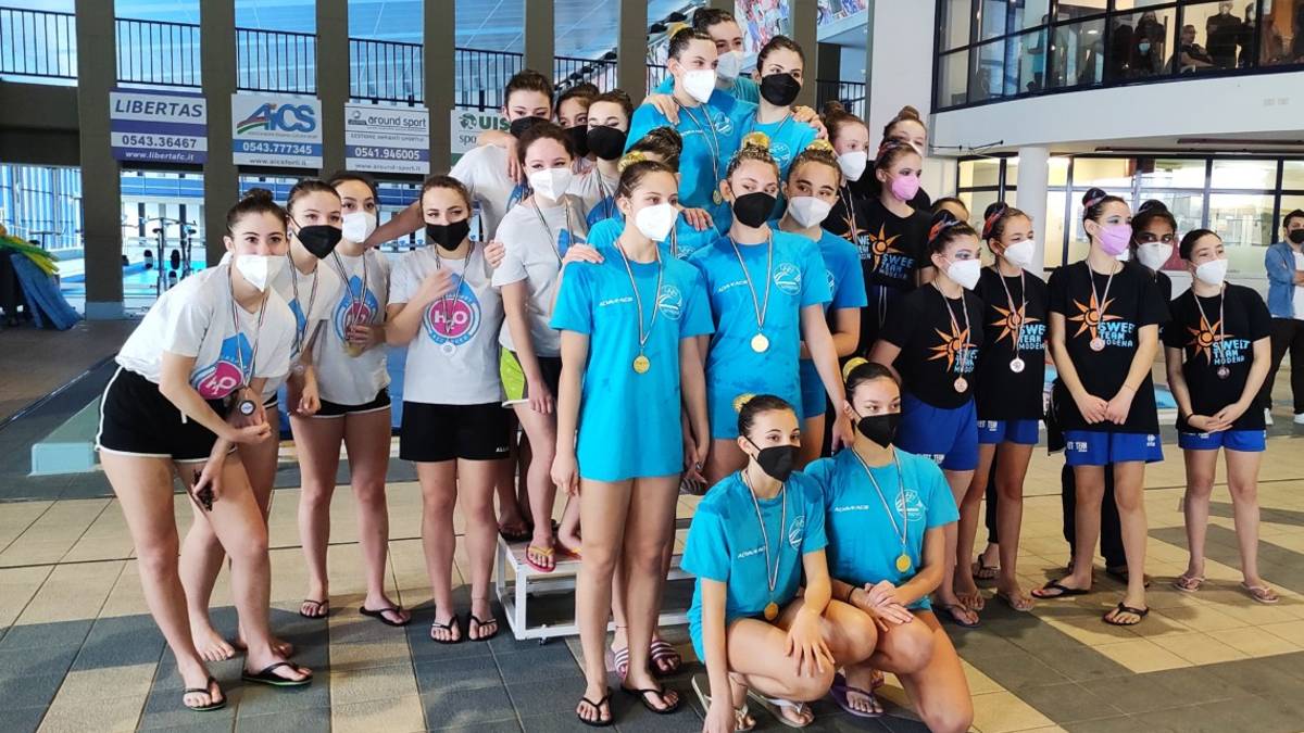 Nuoto sincronizzato, l'Accadueo è tornata protagonista