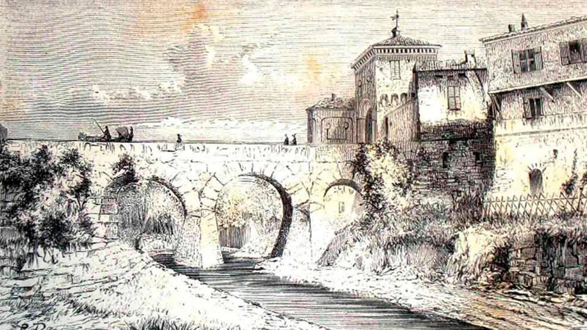 Un’immagine dell’antico castello di Savignano