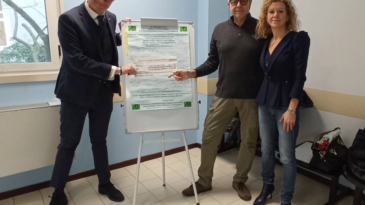 Ravenna, raccolti 1.500 euro per aiutare i malati di diabete