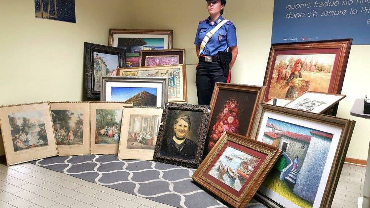 Cattolica. Fermato ricettatore di opere d'arte del valore di 30mila euro