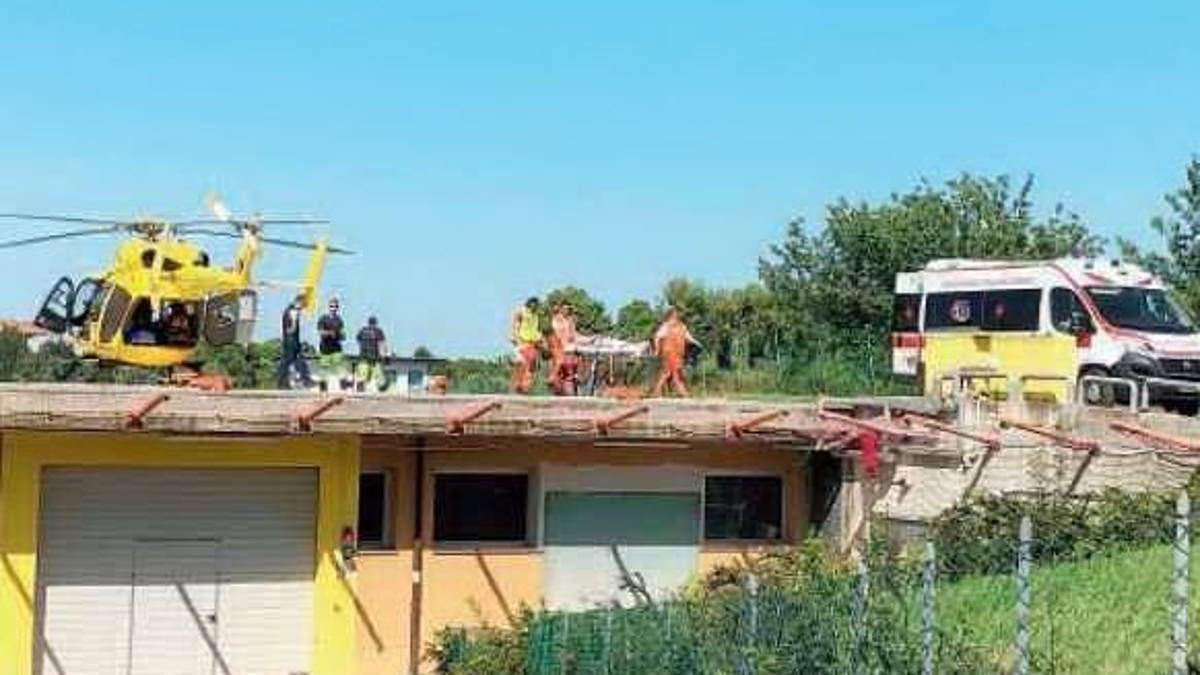 Sogliano, cade dalla bici e sbatte la schiena: grave un 41enne