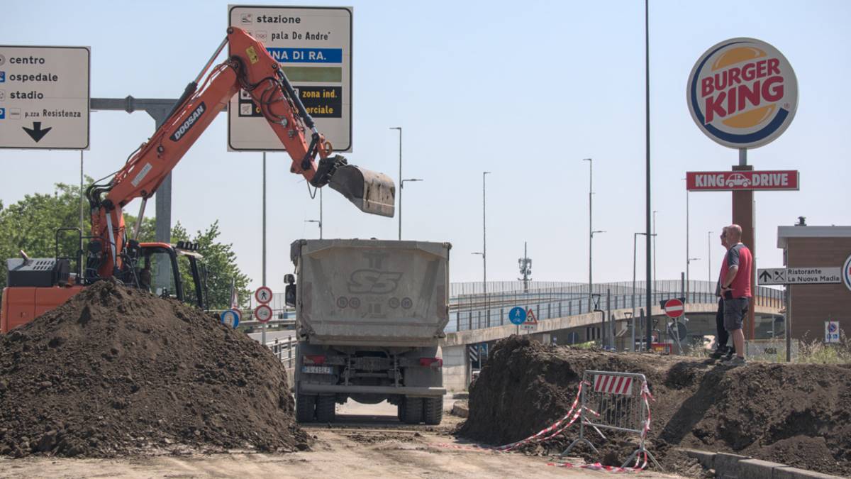 Ravenna, riaperta via Faentina fino alla Statale 16
