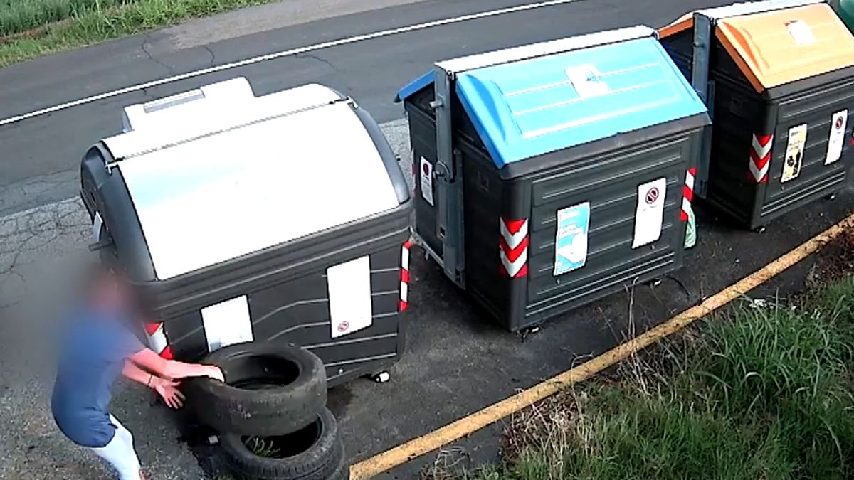 Rifiuti gettati a Imola, telecamere incastrano 100 trasgressori VIDEO