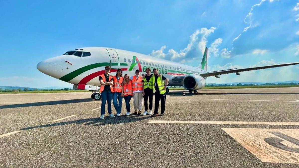 Aeroporto di Forlì: bella esperienza per gli studenti del Baracca