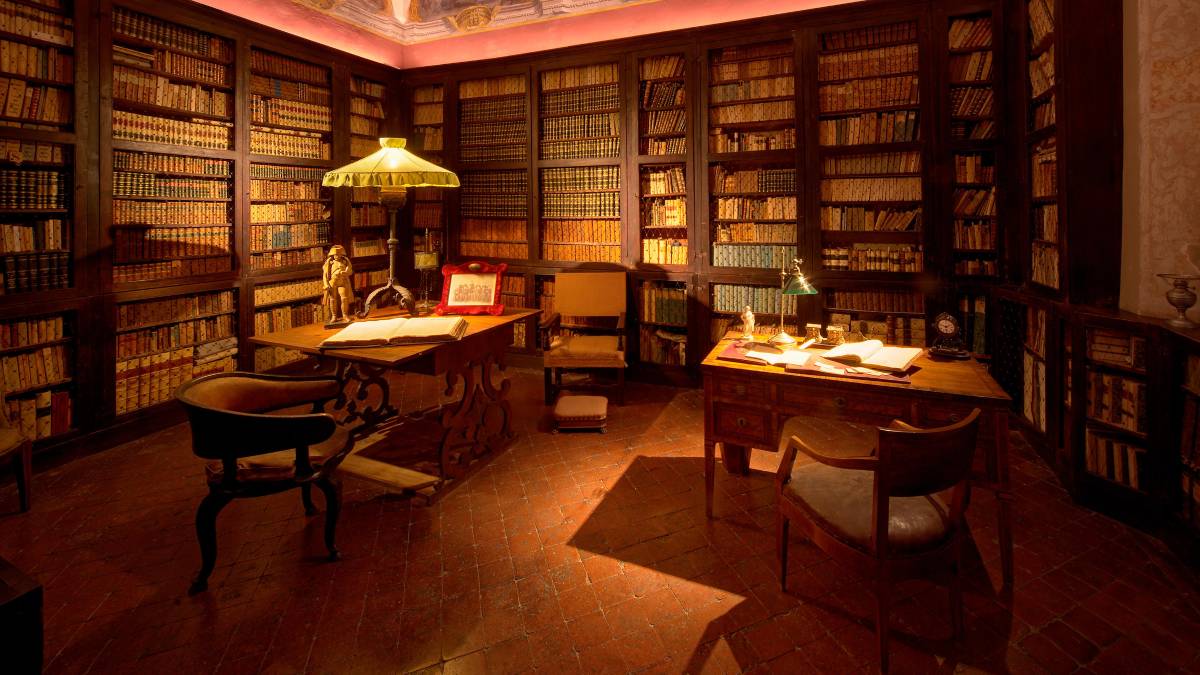 La biblioteca di Palazzo Tozzoni