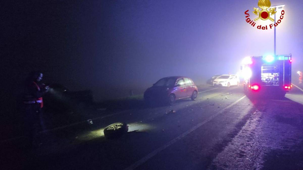 Castel San Pietro, maxi incidente con sette auto coinvolte e sette feriti