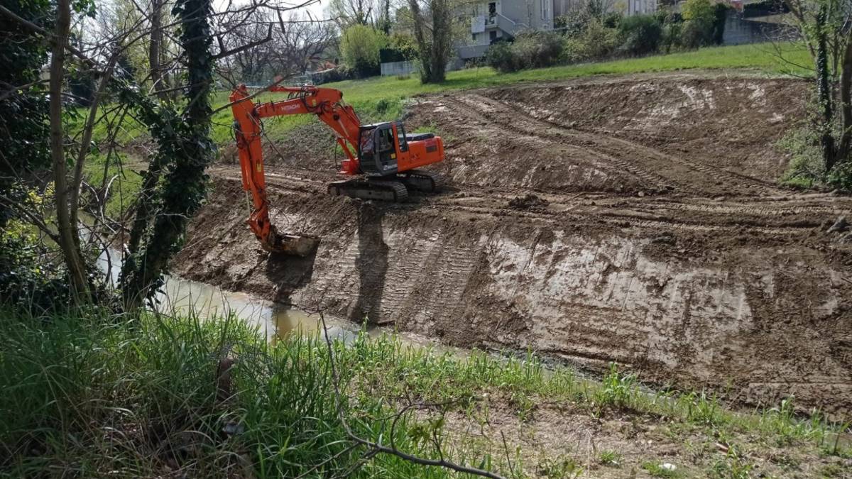 Cattolica, torrente Tavollo messo in sicurezza