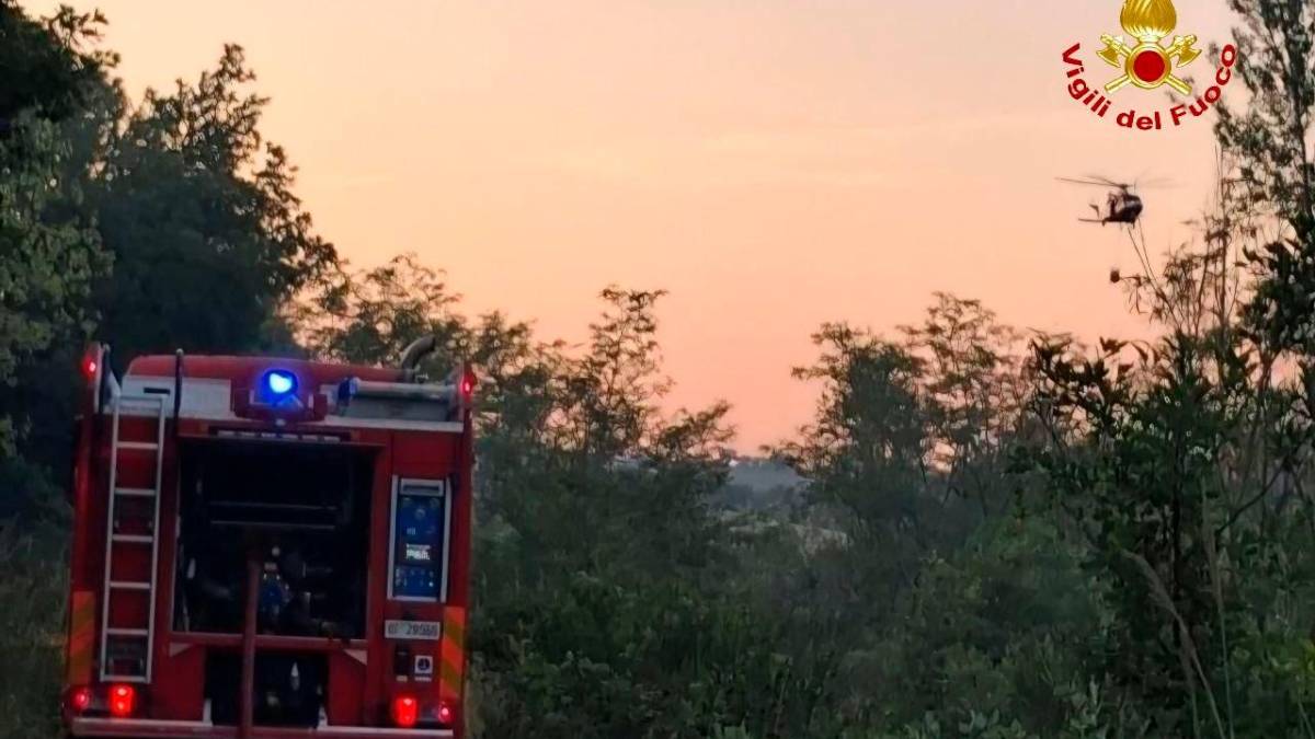 Incendio tra San Marino e San Leo: in fiamme un’area di circa 3 ettari