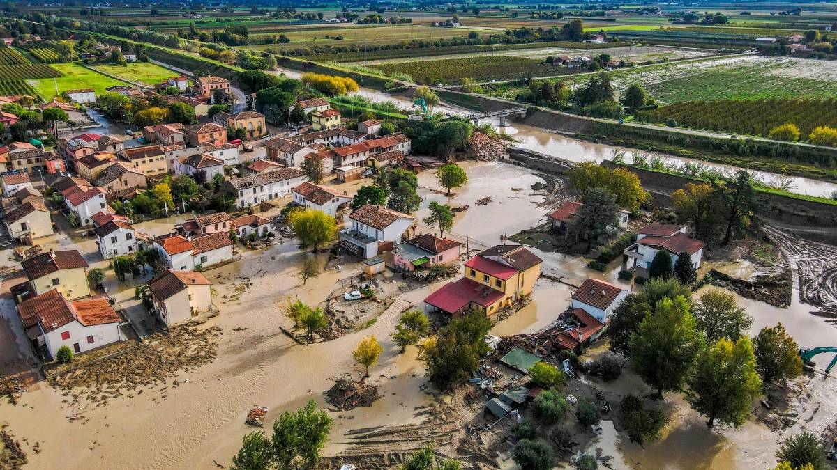 L’alluvione a Traversara
