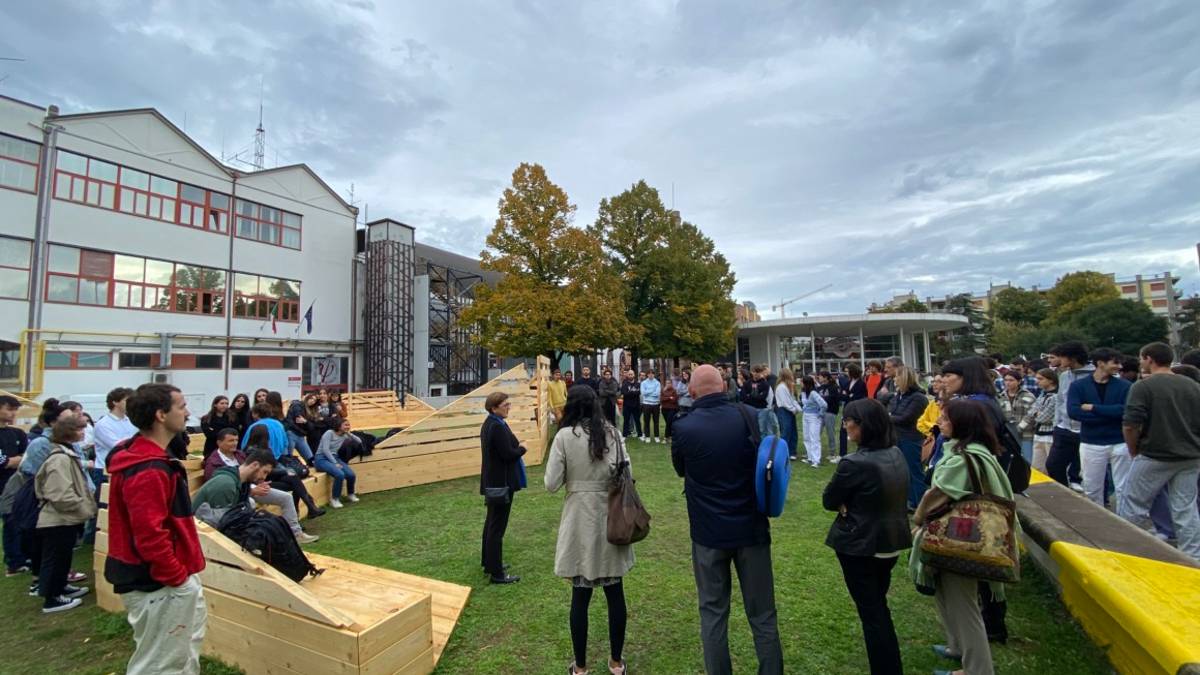 Cesena: inaugurata la piazza temporanea della zona Stazione dedicata agli studenti