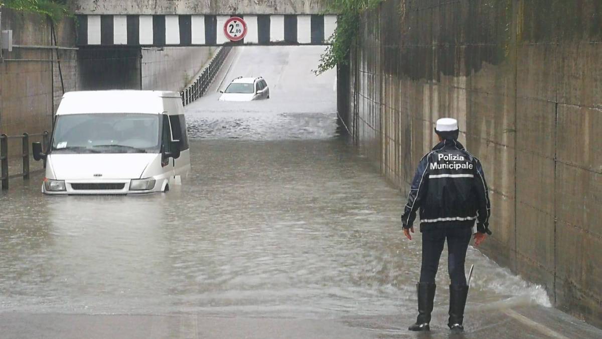 Maltempo a Cervia, strade chiuse e disagi