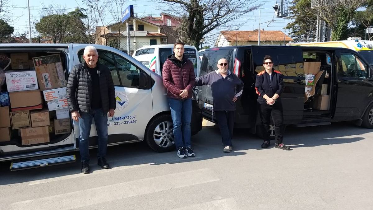 Cervia, 4 volontari della Pubblica assistenza in viaggio verso la Polonia