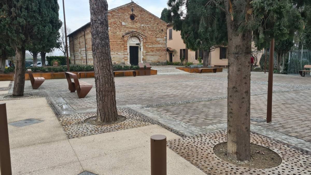 Rimini, riqualificazione piazze del forese: conclusi i lavori di San Salvatore e di Santa Giustina