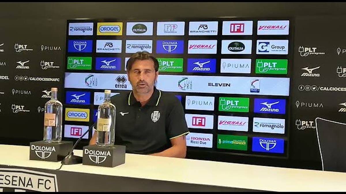 Calcio Coppa Italia C, Viali e il debutto del Cesena: Un anno fa eravamo più indietro VIDEO
