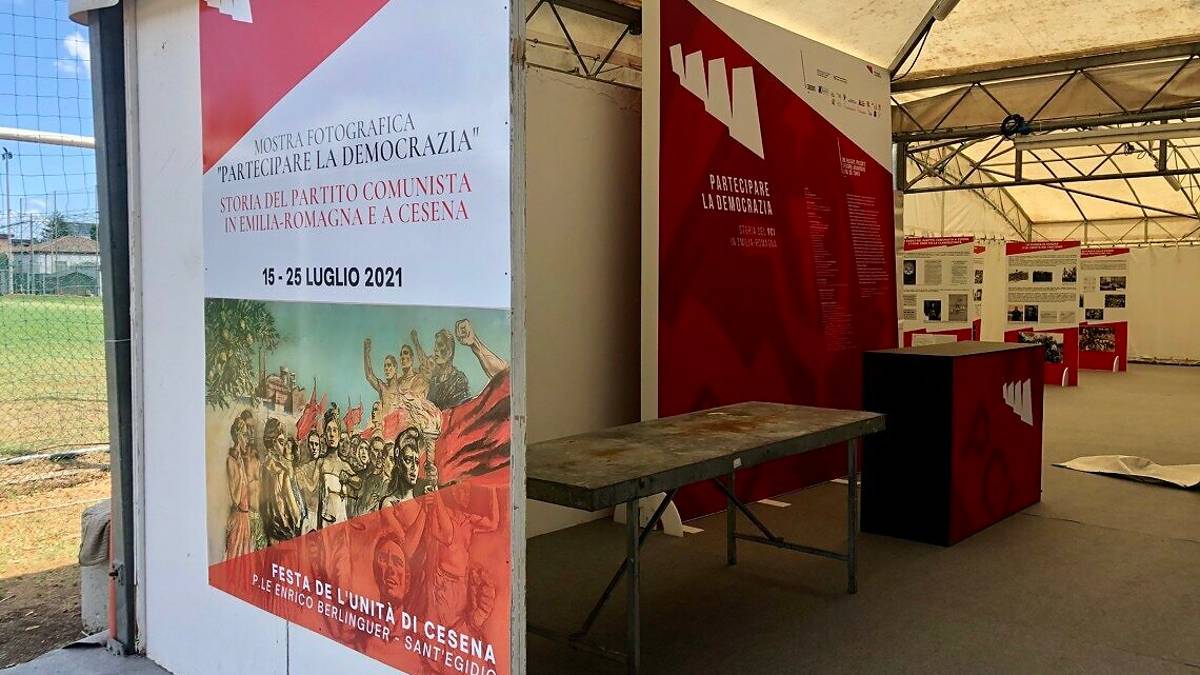 Domani inaugura a Cesena la mostra sui 100 anni del Pci