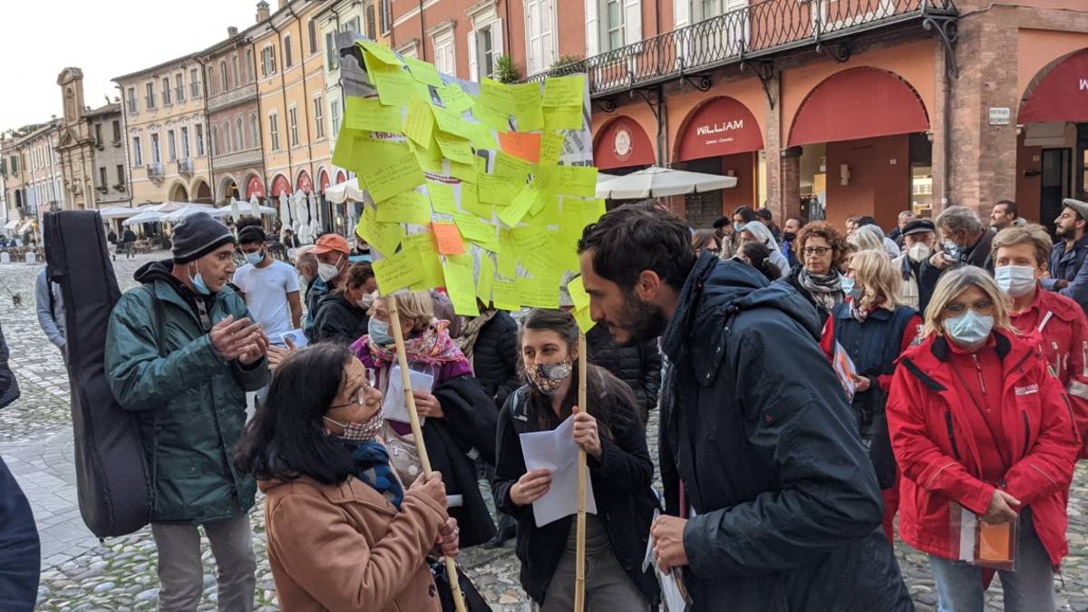 A Cesena in una cinquantina alla marcia di solidarietà con i poveri