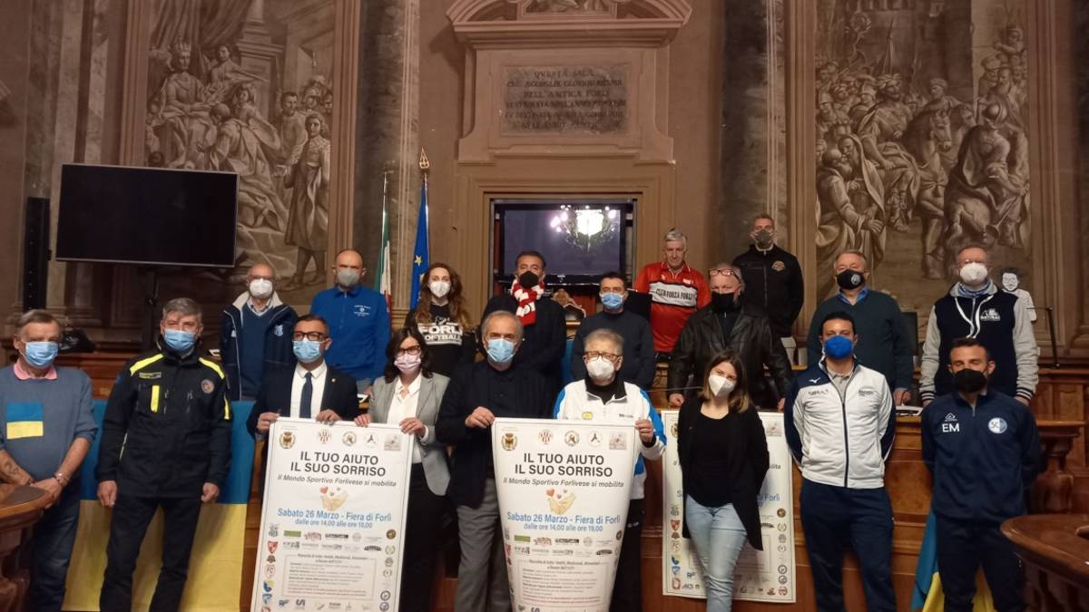 Forlì. Il mondo sportivo si mobilita per l'Ucraina