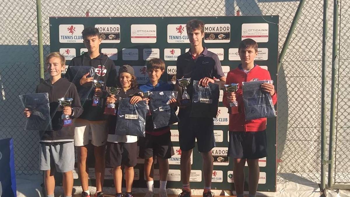 Tennis, tutti i vincitori del Master giovanile Joma al Tc Faenza