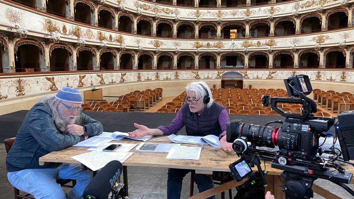 Youtube: Passio Christi di Luzi con Placido e Ovadia, da Ferrara