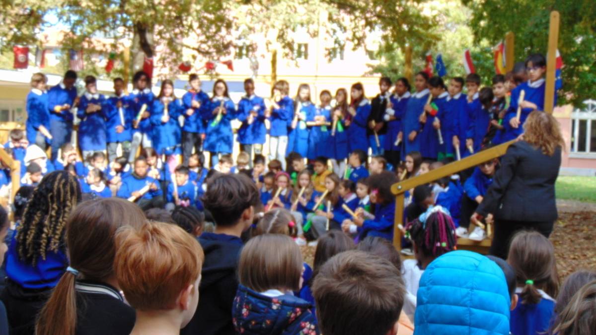 Cesena, scuola Carducci: nuova tribuna didattica