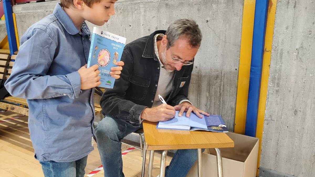 Forlimpopoli, una platea di giovanissimi per lo scrittore Federico Taddia - Gallery