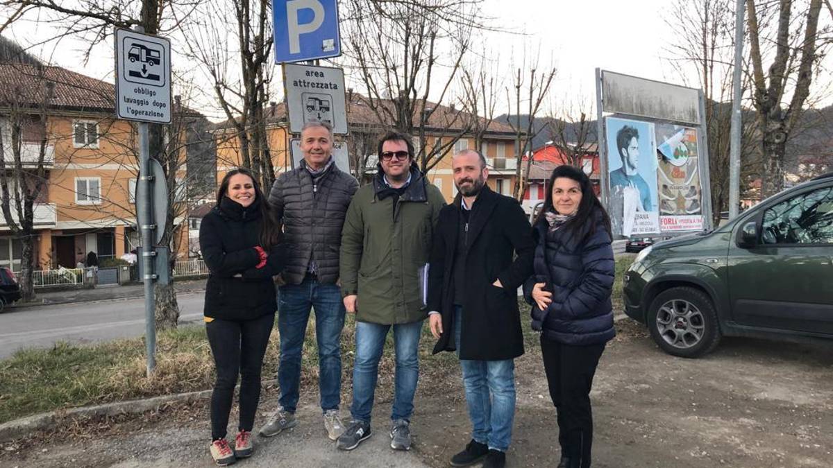 Santa Sofia, inaugura l'area camper di Corniolo