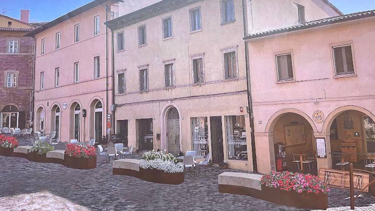 Verucchio, parte il restyling di Piazza Malatesta
