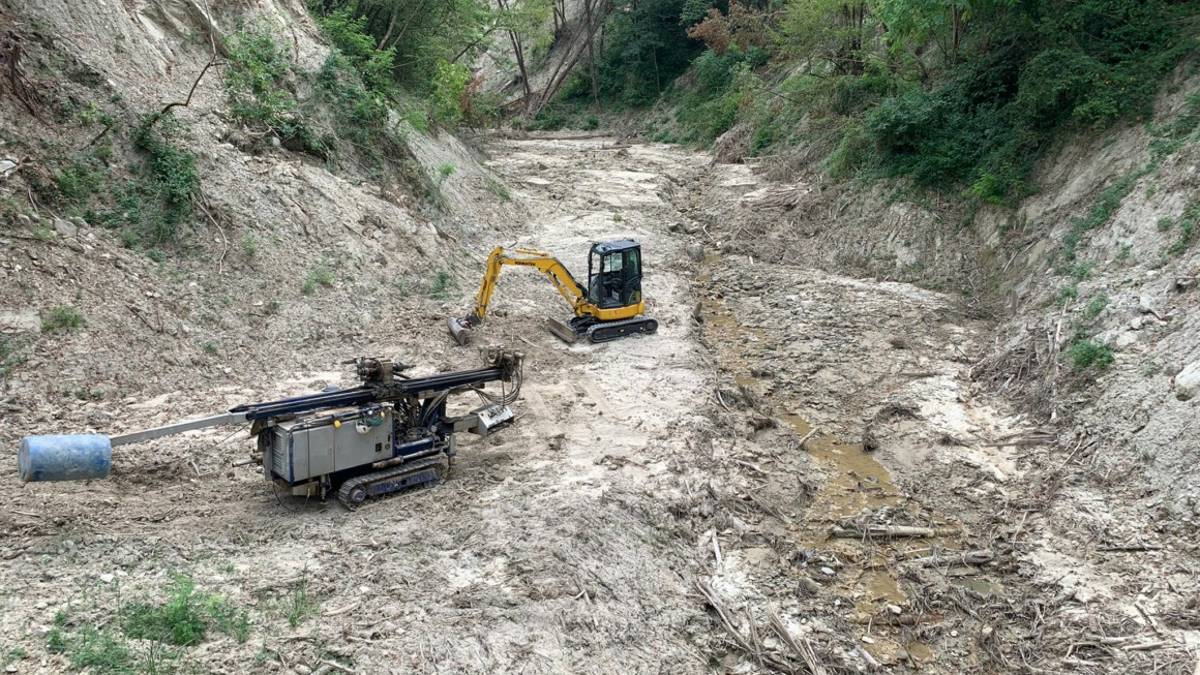 Linaro, messa in sicurezza delle frane: partiti i primi rilievi