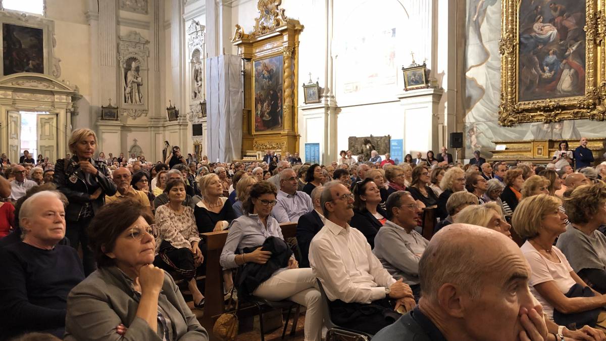 700 riminesi a Sant'Agostino per scoprire gli affreschi del Trecento
